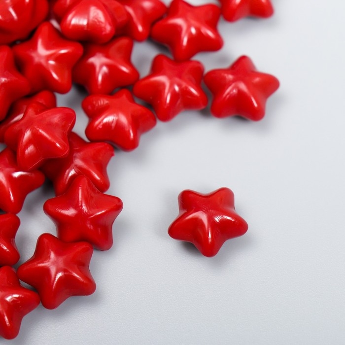 Сургуч в гранулах в пакете Сургуч в гранулах в пакете "Звёздочки" глубокий красный матовый 55 гр 12х8 см