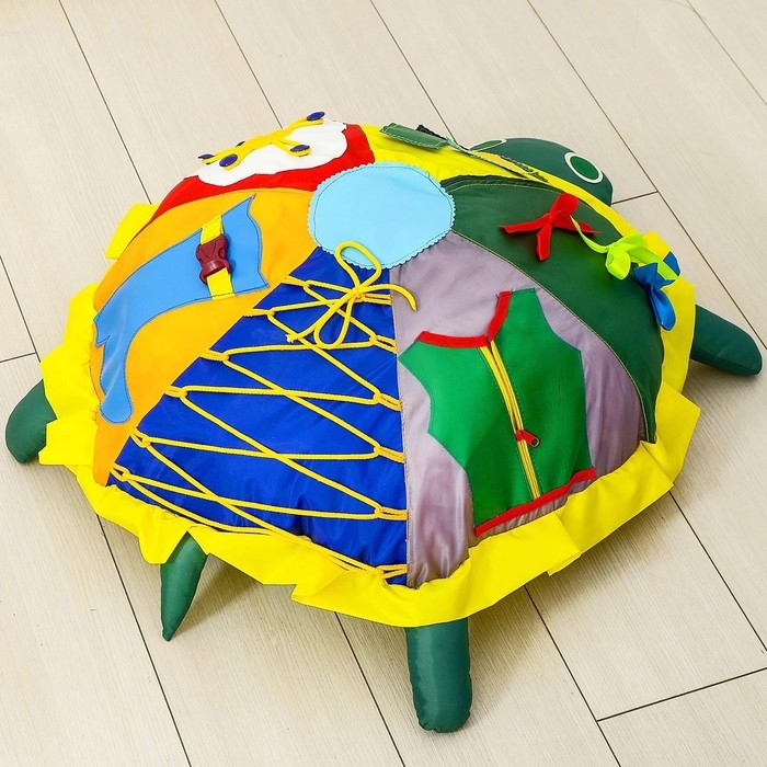 Мягкий модуль «Черепашка» дидактический, МИКС Мягкий модуль «Черепашка» дидактический, МИКС