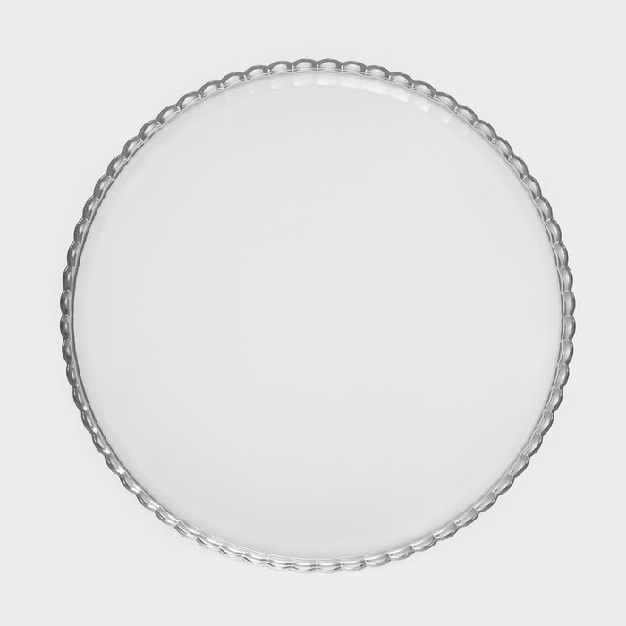 Блюдо стеклянное Patisserie, d=24 см, цвет прозрачный