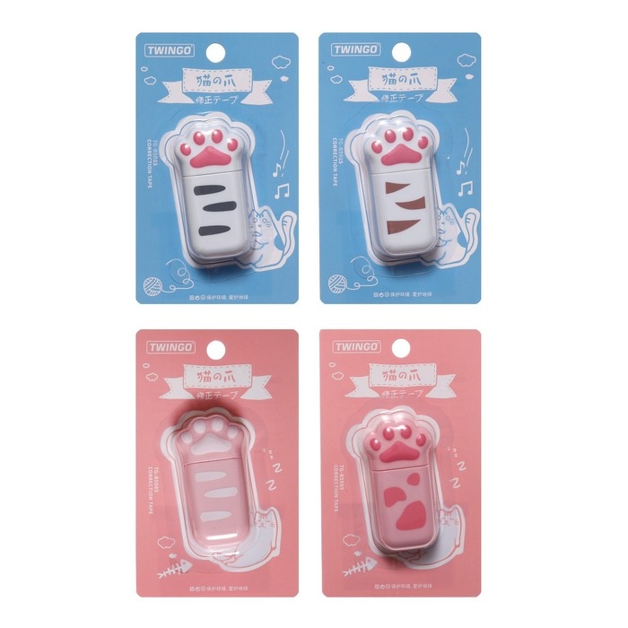 Корректор-лента 6м х 5мм Корректор-лента 6м х 5мм "Лапка", в блистере, МИКС