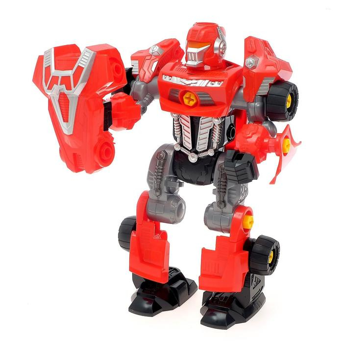 Конструктор-машина «Мега робот», 3 в 1, со световым шуруповёртом, работает от батареек Конструктор-машина «Мега робот», 3 в 1, со световым шуруповёртом, работает от батареек