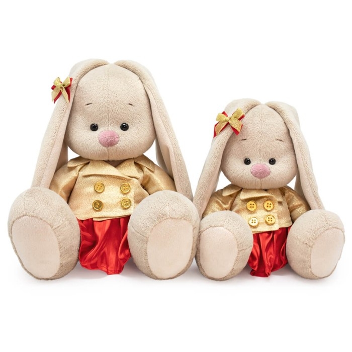 Мягкая игрушка «Зайка Ми», в золотом жакете, 18 см Мягкая игрушка «Зайка Ми», в золотом жакете, 18 см