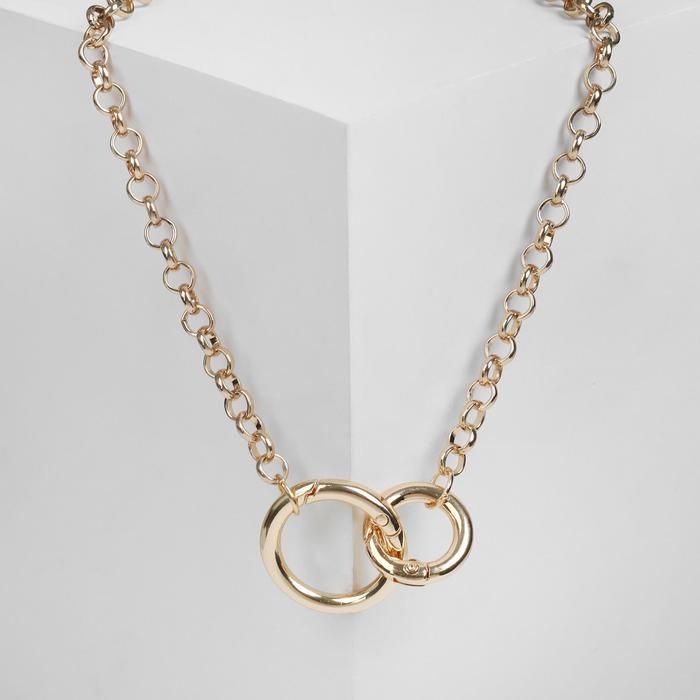 Кулон «Цепь» бесконечное сплетение, цвет золото, 50 см Кулон «Цепь» бесконечное сплетение, цвет золото, 50 см