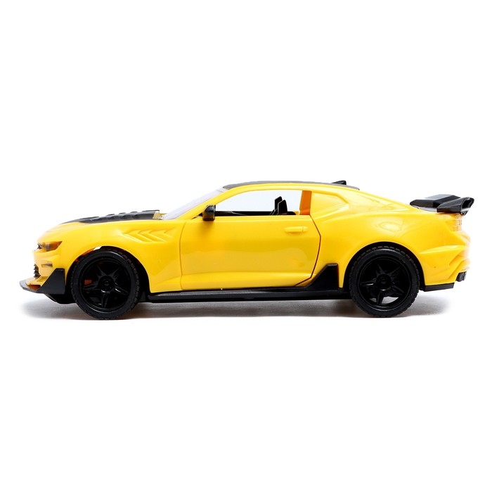 Машина радиоуправляемая «Автобот», открываются двери, 1:18, работает от батареек, цвет жёлтый Машина радиоуправляемая «Автобот», открываются двери, 1:18, работает от батареек, цвет жёлтый