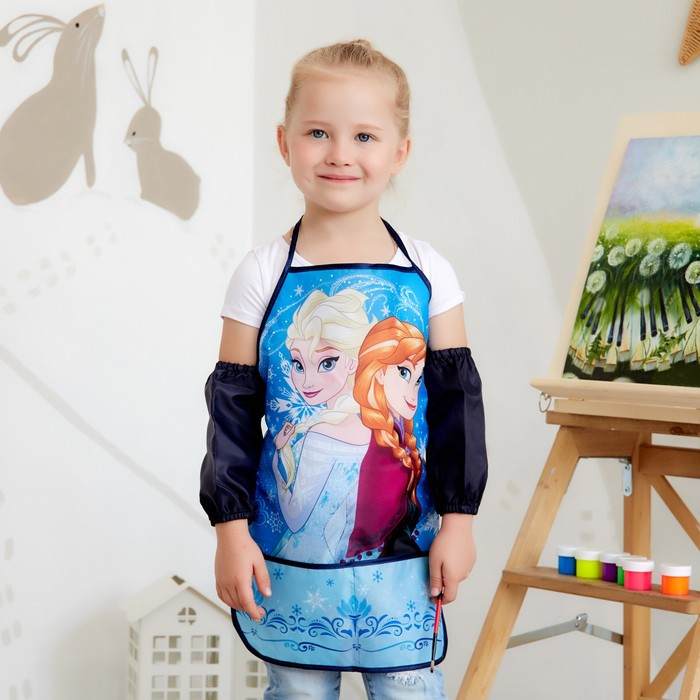 Фартук с нарукавниками детский «Холодное сердце», 49х39 см Фартук с нарукавниками детский «Холодное сердце», 49х39 см