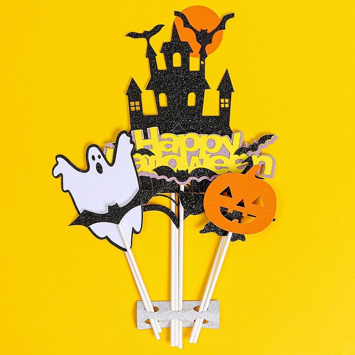 Набор топперов &laquo;Страшилки&raquo;, в наборе 7 шт.