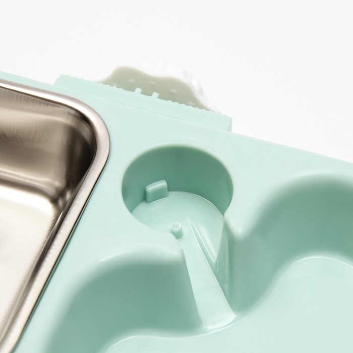 Комплекс автопоилка и автокормушка 26,5 х *16,5 х 22 см, голубой Комплекс автопоилка и автокормушка 26,5 х *16,5 х 22 см, голубой