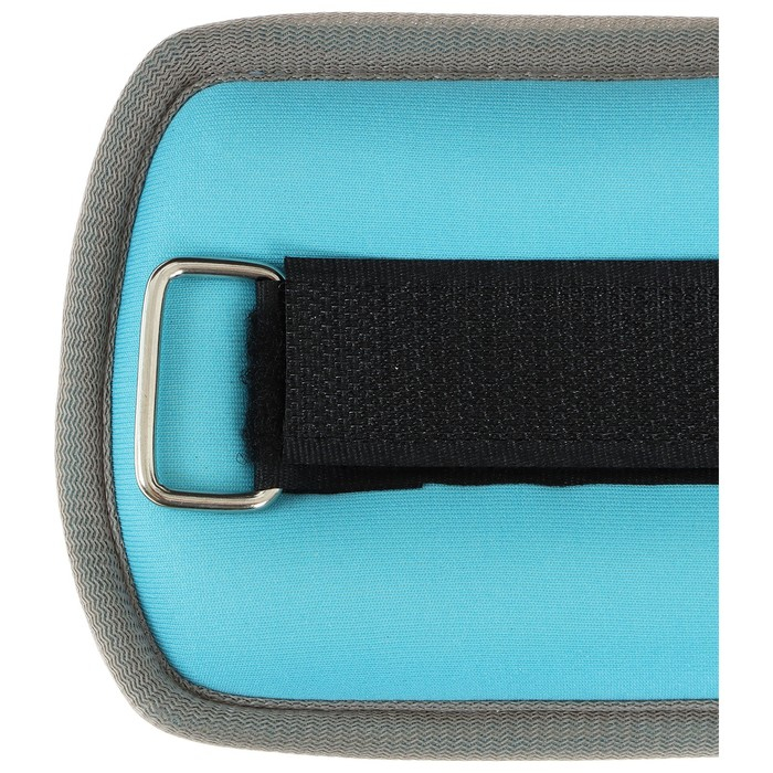 Утяжелители неопреновые ONLYTOP, 2 шт. х 0,25 кг, цвет голубой Утяжелители неопреновые ONLYTOP, 2 шт. х 0,25 кг, цвет голубой