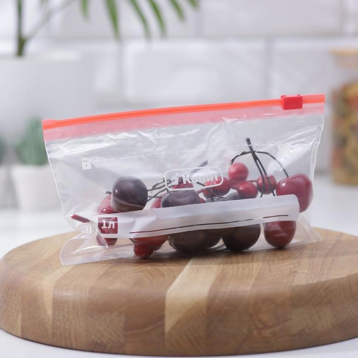 Пакеты с sаfe-защёлкой 1 л, 15 шт Пакеты с sаfe-защёлкой 1 л, 15 шт