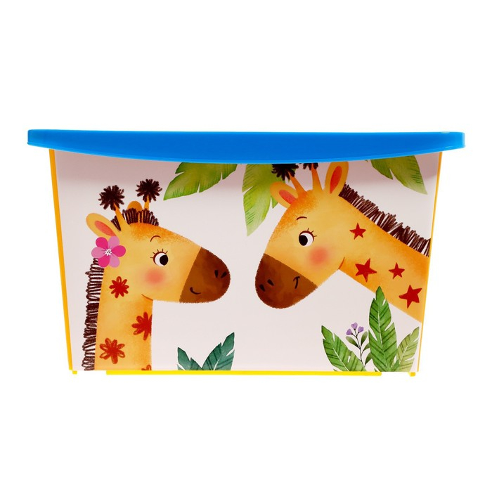 Ящик для игрушек, с крышкой, «Счастливое детство», объём 30 л Ящик для игрушек, с крышкой, «Счастливое детство», объём 30 л