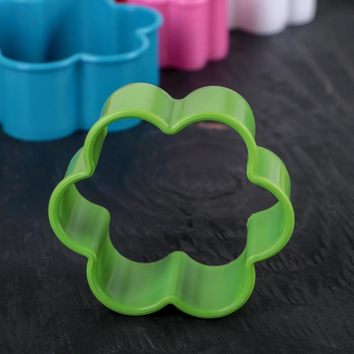 Набор форм для печенья Доляна, 5 шт: 9 см, 8 см, 6,7 см, 5,5 см, 4 см, цвет МИКС Набор форм для печенья Доляна, 5 шт: 9 см, 8 см, 6,7 см, 5,5 см, 4 см, цвет МИКС