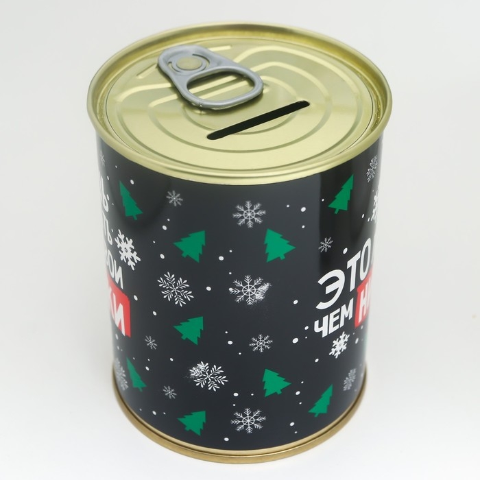 Копилка-банка металл  Копилка-банка металл "Лучше чем ничего"