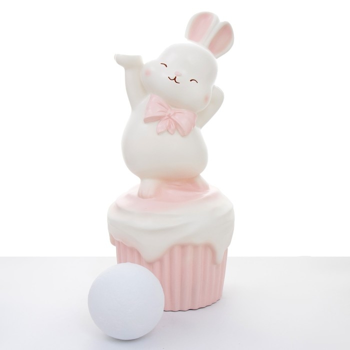 Торшер  Торшер "Зайка" LED USB розовый 30х30х69см