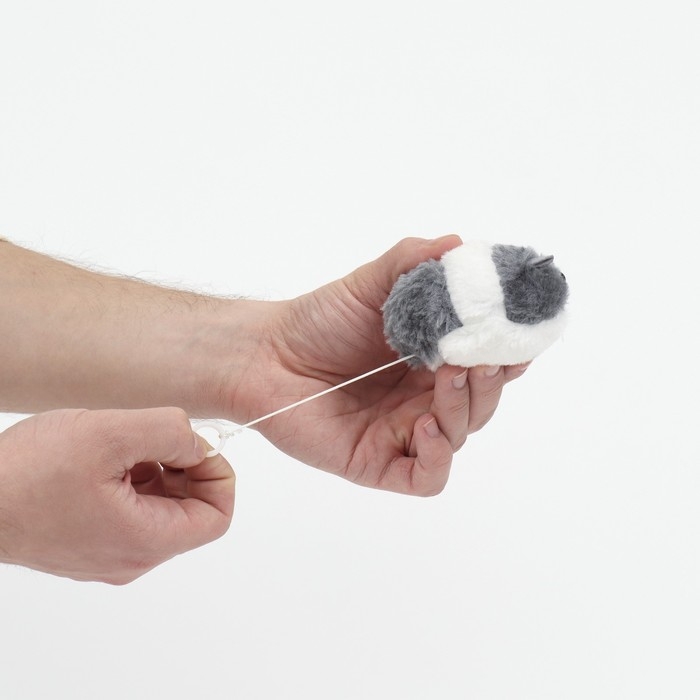 Игрушка вибрирующая, 5 см, серо-белая Игрушка вибрирующая, 5 см, серо-белая