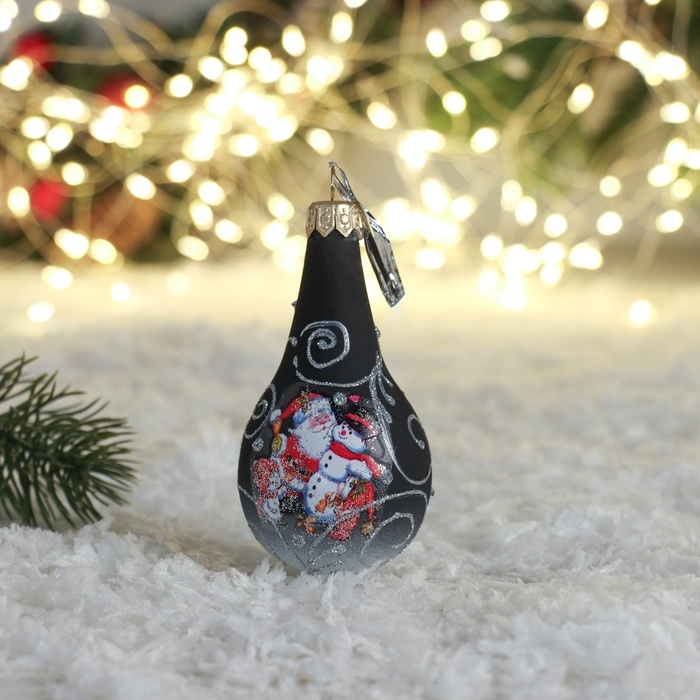 Ёлочная игрушка Ёлочная игрушка "Росинка малая-24" 9,5 см