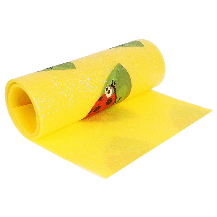 Коврик туристический maclay «Божья коровка», 180х60х1 см, цвет жёлтый Коврик туристический maclay «Божья коровка», 180х60х1 см, цвет жёлтый