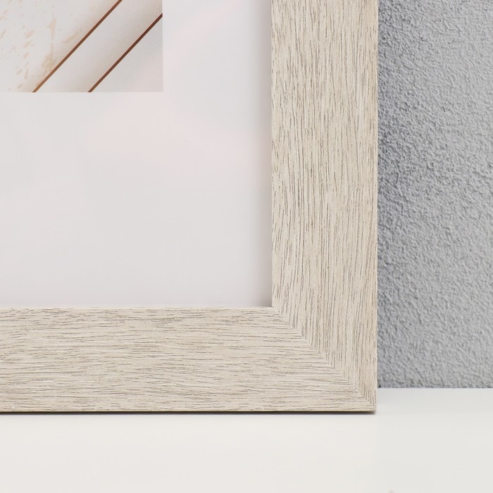 Фоторамка пластик Фоторамка пластик "МИРАМ" 20х30 см, 651645-8, бежевый (пластиковый экран)