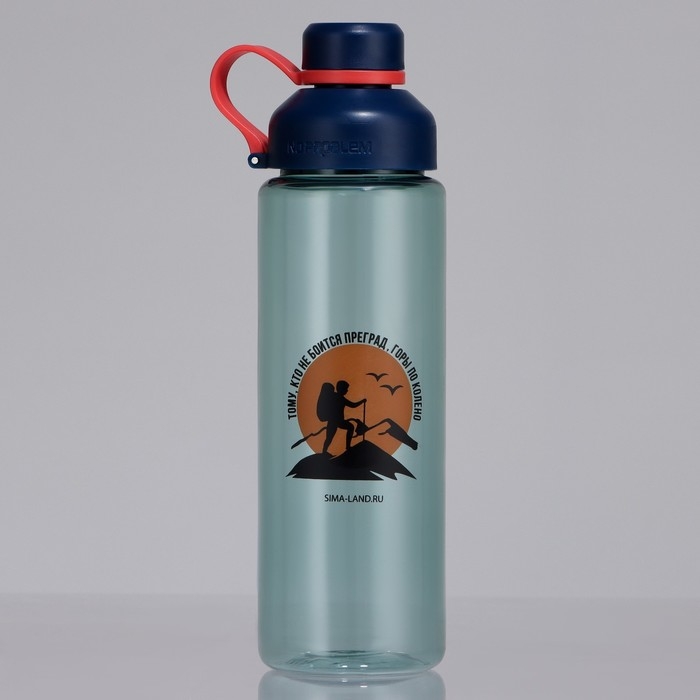 Бутылка для воды «Тому, кто не боится преград», 800 мл Бутылка для воды «Тому, кто не боится преград», 800 мл