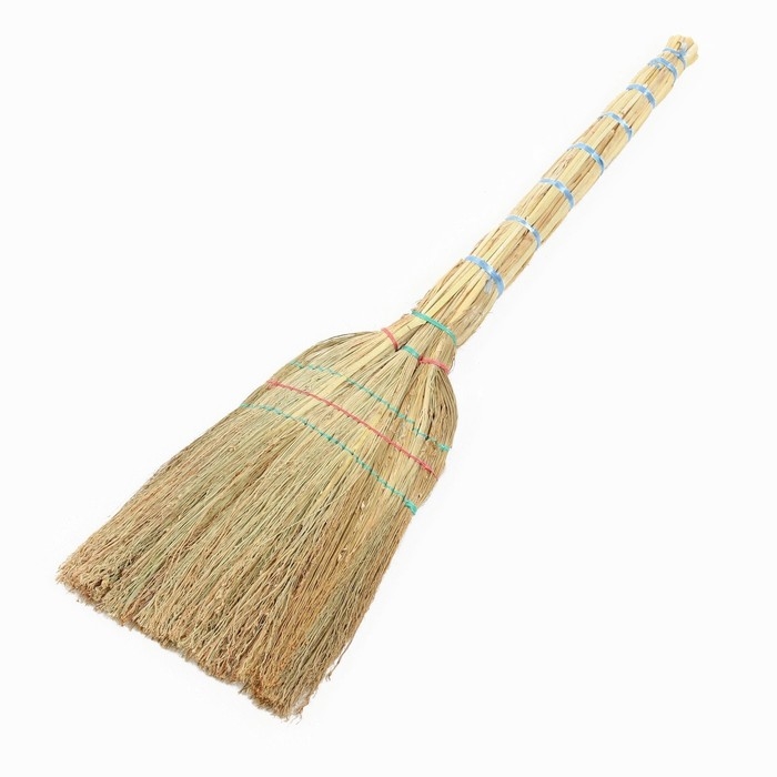 Веник узбекский из сорго 3х-прошивной 3х-лучевой, 87-96 см, (фасовка 50шт.) Веник узбекский из сорго 3х-прошивной 3х-лучевой, 87-96 см, (фасовка 50шт.)