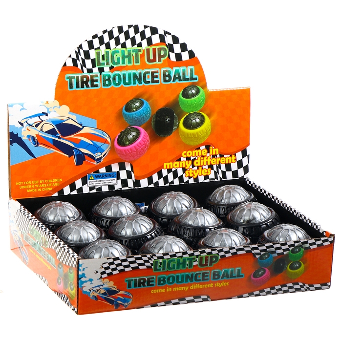 Мяч световой «Колесо», цвет чёрный Мяч световой «Колесо», цвет чёрный