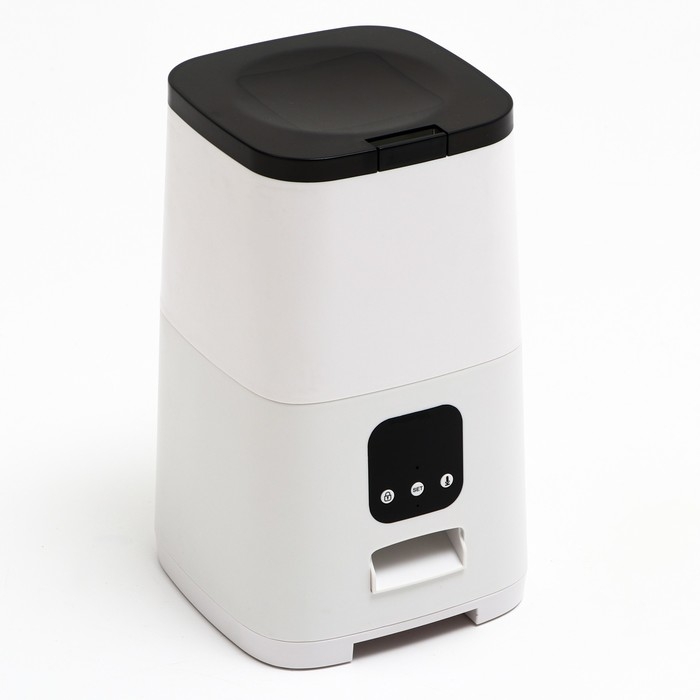 Умная автокормушка, контейнер 4 л, 2 кг сухого корма, с Wi-Fi, функция записи голоса Умная автокормушка, контейнер 4 л, 2 кг сухого корма, с Wi-Fi, функция записи голоса