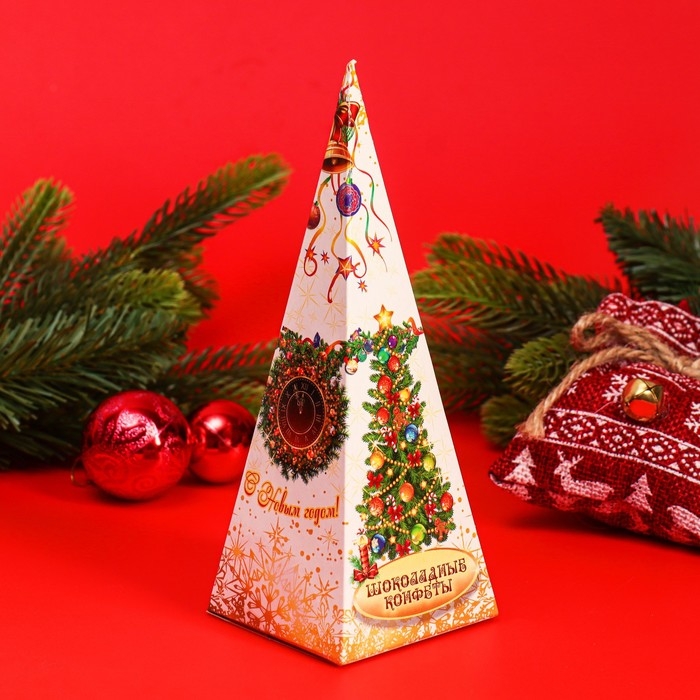 Новый год. Набор шоколадных конфет «Ёлочка», белая, 105 г Новый год. Набор шоколадных конфет «Ёлочка», белая, 105 г