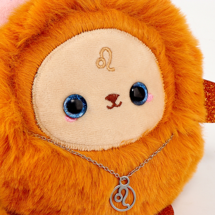 Мягкая игрушка — Зодиак «Создай своё украшение. Лев», с кулоном Мягкая игрушка — Зодиак «Создай своё украшение. Лев», с кулоном