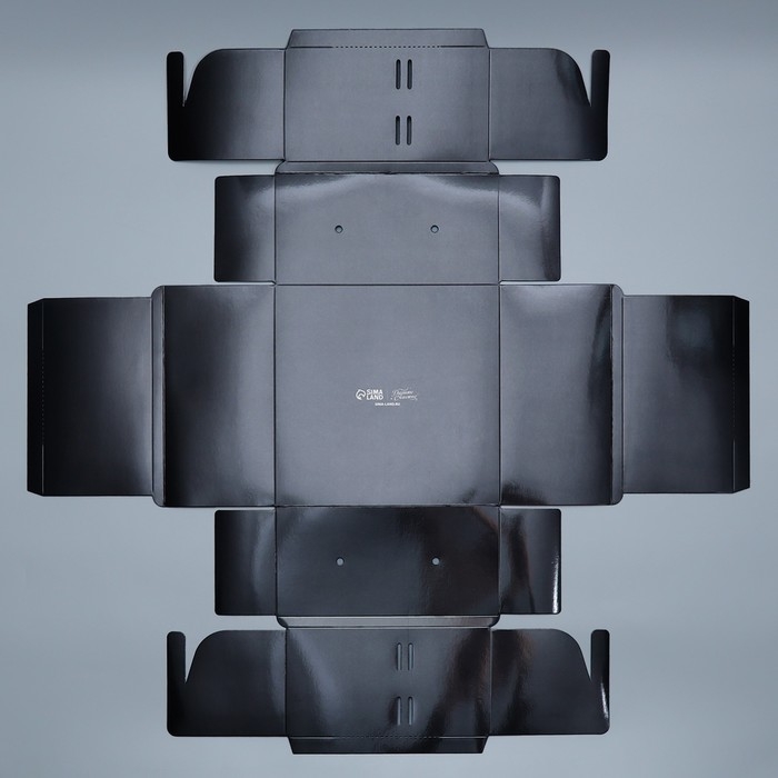 Коробка подарочная складная, упаковка, «Чёрная», 20 х 20 х 10 см Коробка подарочная складная, упаковка, «Чёрная», 20 х 20 х 10 см