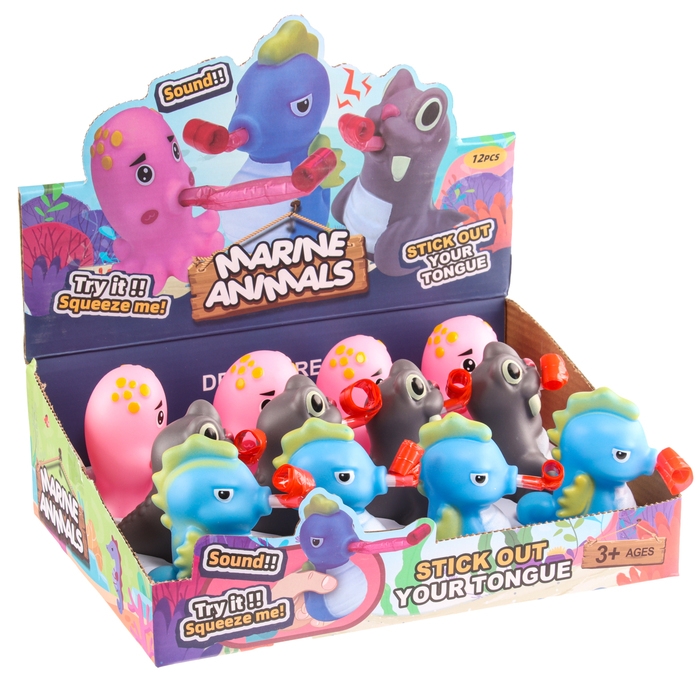 Мялка «Морские жители» с язычком, виды МИКС Мялка «Морские жители» с язычком, виды МИКС