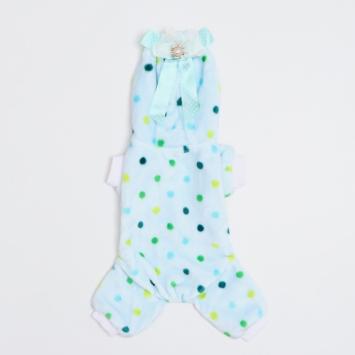 Комбинезон Комбинезон "Конфетка", размер XL, голубой (ДС 27, ОШ 32, ОГ 40 см)