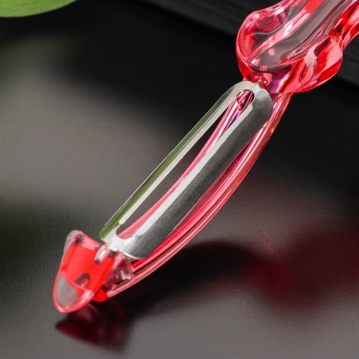 Овощечистка Доляна «Леденец», 17 см, цвет МИКС Овощечистка Доляна «Леденец», 17 см, цвет МИКС