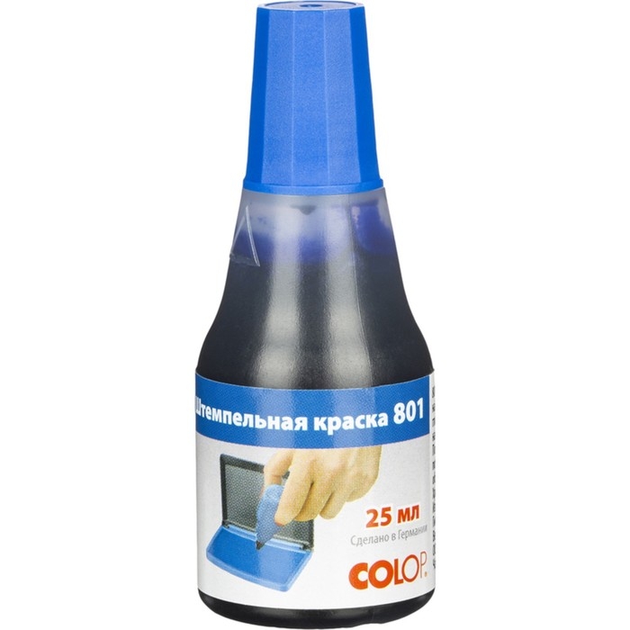 Штемпельная краска COLOP, 25 мл, синяя Штемпельная краска COLOP, 25 мл, синяя