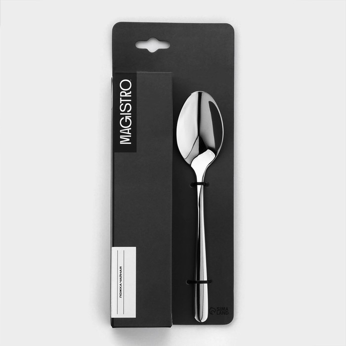 Набор чайных ложек из нержавеющей стали «Джентри», длина 16 см,6 шт, цвет серебряный Набор чайных ложек из нержавеющей стали «Джентри», длина 16 см,6 шт, цвет серебряный