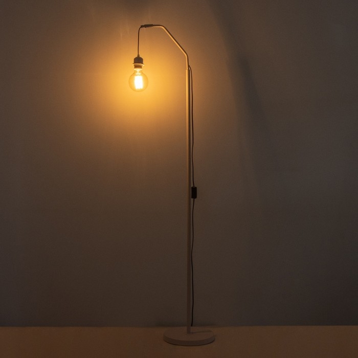 Торшер без абажура  Торшер без абажура "Медиум" Е27 40Вт  белый 32х26х151см