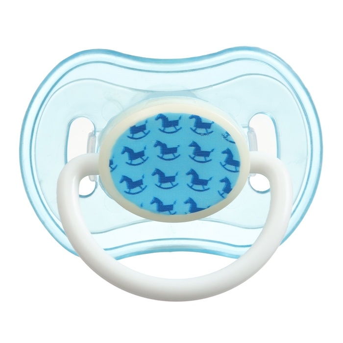Соска - пустышка силиконовая ортодонтическая, от 3 мес., с колпачком, в контейнере, цвет голубой Соска - пустышка силиконовая ортодонтическая, от 3 мес., с колпачком, в контейнере, цвет голубой