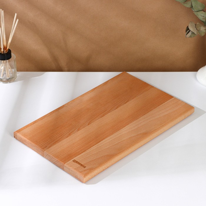 Доскa рaзделочнaя Премиум «Профессионaльнaя», 40×25×2,5 см, бук Доскa рaзделочнaя Премиум «Профессионaльнaя», 40×25×2,5 см, бук