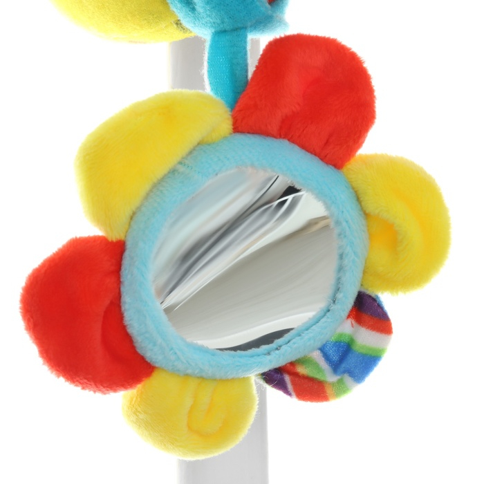 Растяжка - спираль с игрушками дуга на коляску / кроватку для малышей 0+ «Жирафик», Крошка Я Растяжка - спираль с игрушками дуга на коляску / кроватку для малышей 0+ «Жирафик», Крошка Я