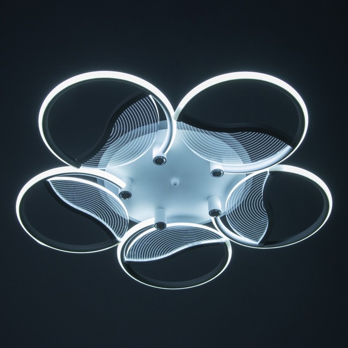 Люстра Люстра "Анита" 5хLED 90Вт 3000-6000К RGB белый 65х65х8см