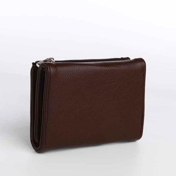 Кошелёк женский на магните, цвет коричневый Кошелёк женский на магните, цвет коричневый