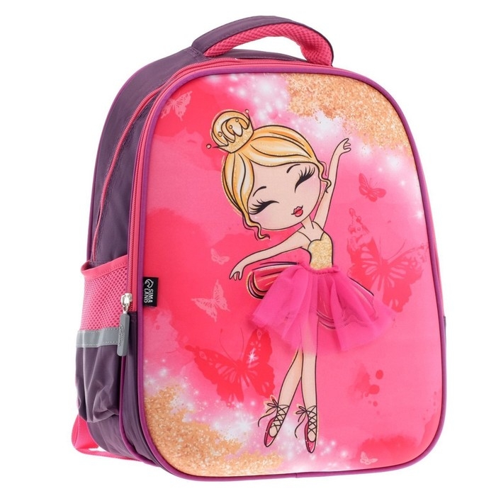 Рюкзак каркасный школьный Calligrata Рюкзак каркасный школьный Calligrata "Балерина", 39 х 30 х 14 см