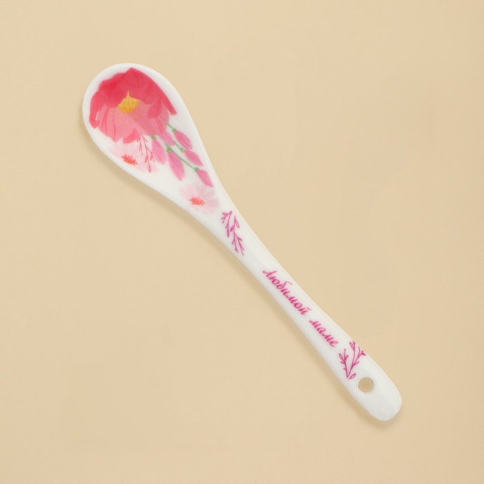 Ложка сувенирная на День матери &laquo;Мамы как пуговки&raquo;, керамика, 2,5 х 12,5 см