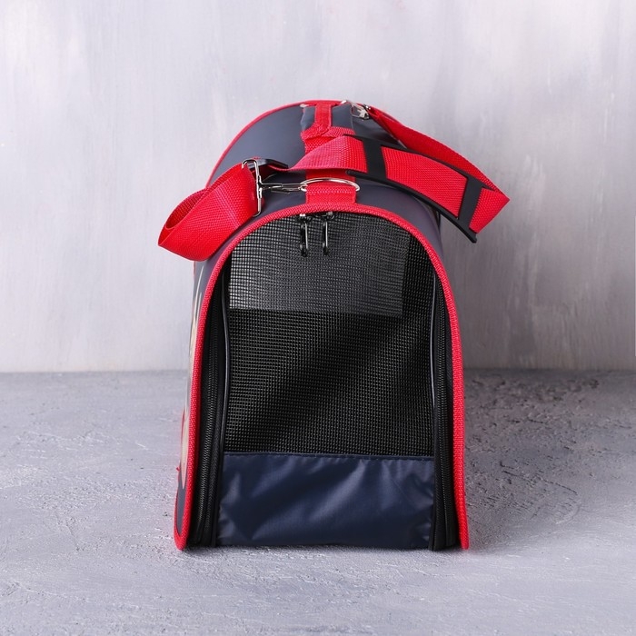 Сумка-переноска раскладная, каркасная «Погнали!» 45x27x20 см Сумка-переноска раскладная, каркасная «Погнали!» 45x27x20 см