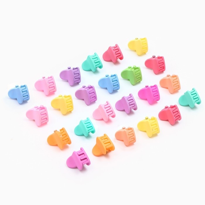 Краб для волос «Мамина бусинка», 24 шт.,1 х 1,5 х 1,5 см Краб для волос «Мамина бусинка», 24 шт.,1 х 1,5 х 1,5 см