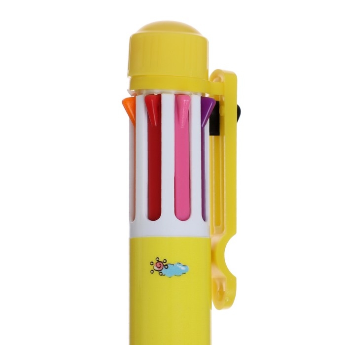 Ручка шариковая Calligrata, автоматическая, 8-ми цветная, МИКС Ручка шариковая Calligrata, автоматическая, 8-ми цветная, МИКС