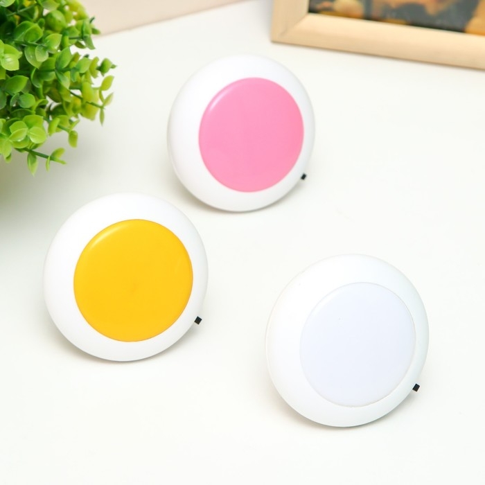 Ночник Ночник "Солнышко" LED МИКС 7,7x2x7,7 см RISALUX