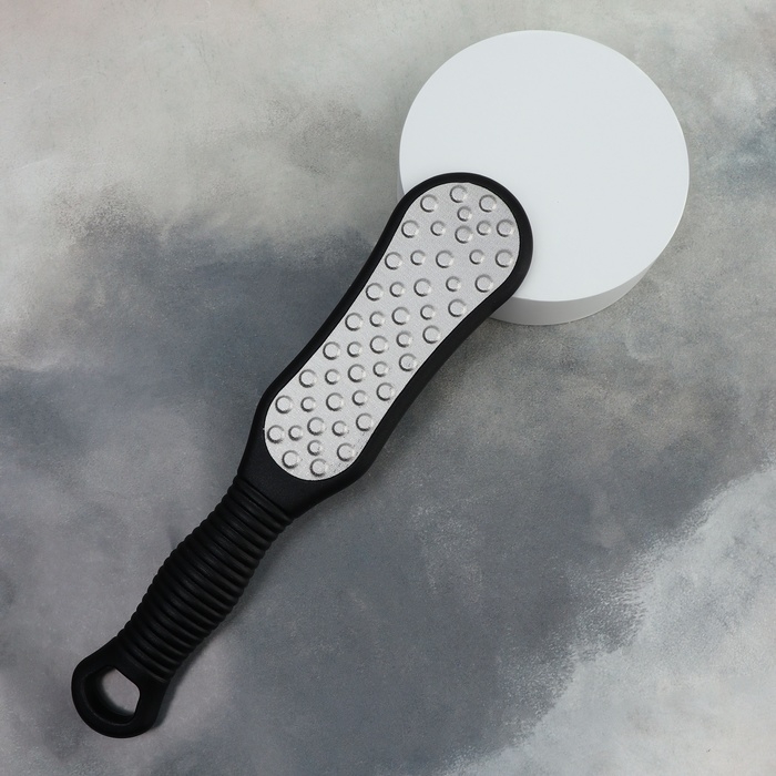 Пилка для ног, лазерная, двусторонняя, 25,5 см, цвет чёрный Пилка для ног, лазерная, двусторонняя, 25,5 см, цвет чёрный