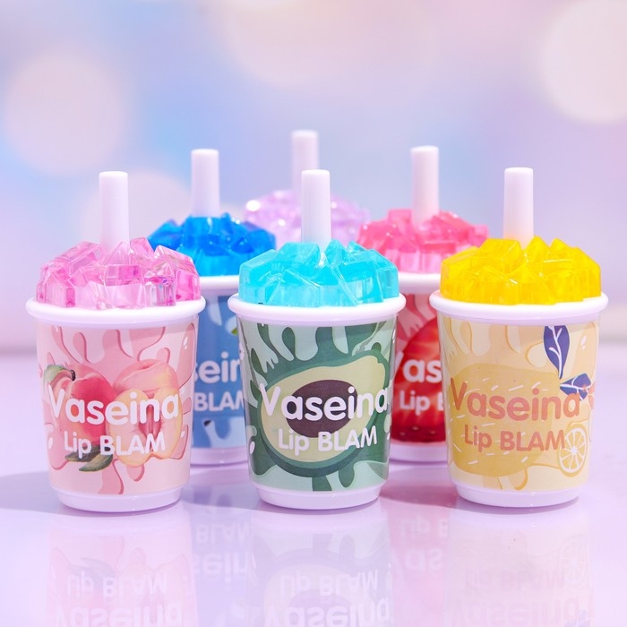 Бальзам для губ Бальзам для губ "Коктейль" 7 грамм, МИКС цветов и вкусов