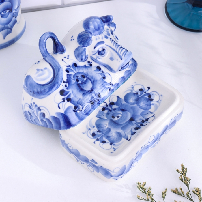 Маслёнка Маслёнка "Корова", гжель