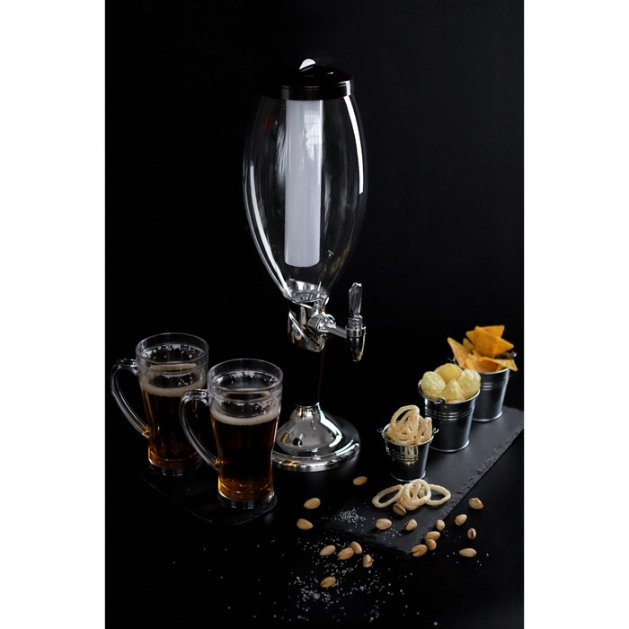 Башня пивная «Вавилон стиль», 3 л, цвет коричневый Башня пивная «Вавилон стиль», 3 л, цвет коричневый