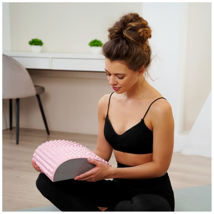 Массажный абмат (Abmat), подушка под поясницу 30×24×9,5 см, цвета МИКС Массажный абмат (Abmat), подушка под поясницу 30×24×9,5 см, цвета МИКС